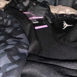 Jordan therma-fit black grey camo zip up hoodie